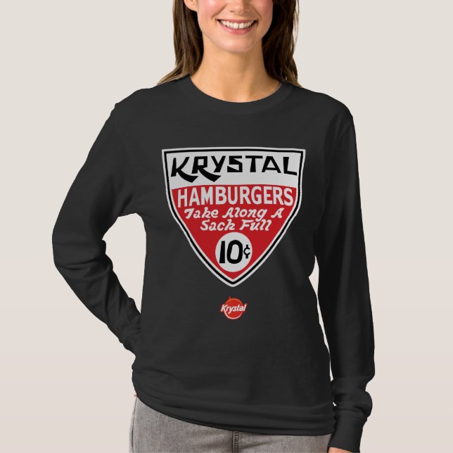 Krystal 10 Cent-Schild T-Shirt (Vorderseite)