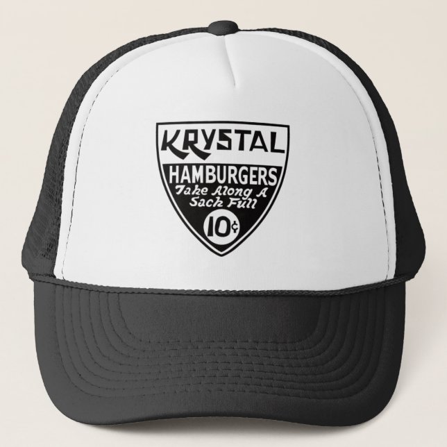 Krystal 10 Cent-Schild Truckerkappe (Vorderseite)
