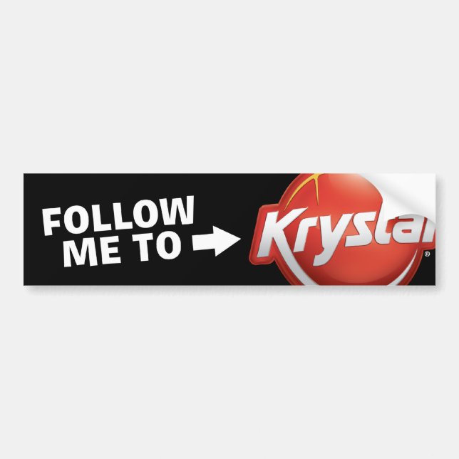 Krystal Follow-meAutoaufkleber Autoaufkleber (Vorne)