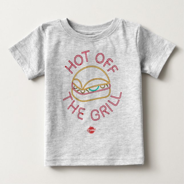 Krystal heiß weg vom Grill Baby T-shirt (Vorderseite)