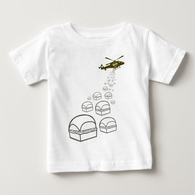 Krystal Hubschrauber Baby T-shirt (Vorderseite)
