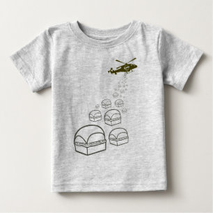Krystal Hubschrauber Baby T-shirt