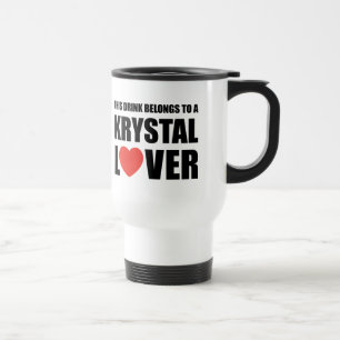 Krystal Liebhaber Reisebecher