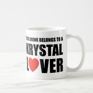 Krystal Liebhaber Tasse
