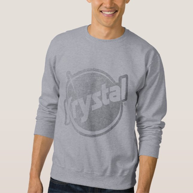 Krystal Logo verblaßte Sweatshirt (Vorderseite)