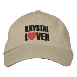 Krystal Lover Bestickte Kappe