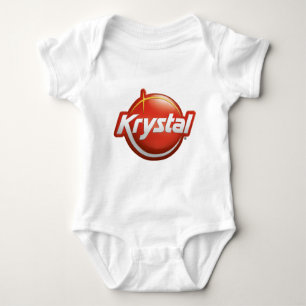 Krystal neues Logo Baby Strampler