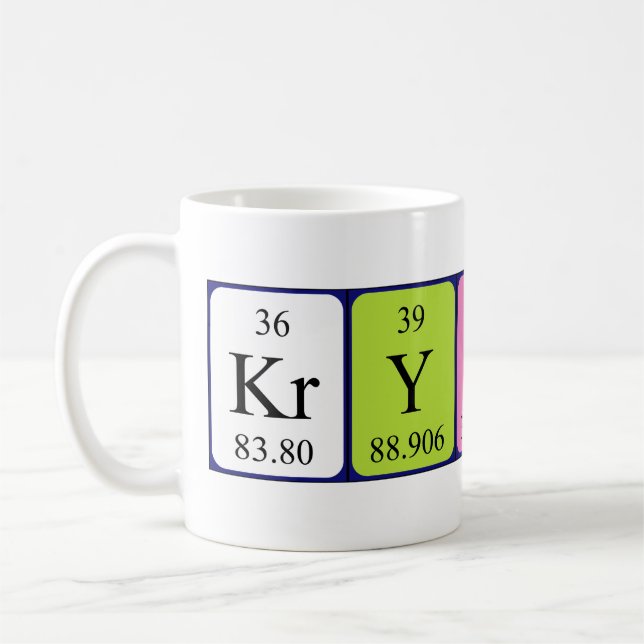 Krysten Periodenname Tasse (Links)