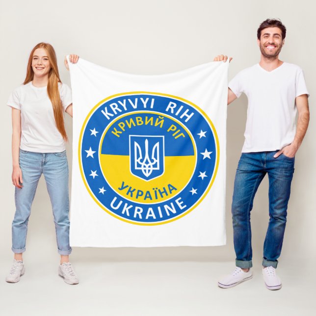 Kryvyi Rih Ukraine Fleecedecke (Beispiel)