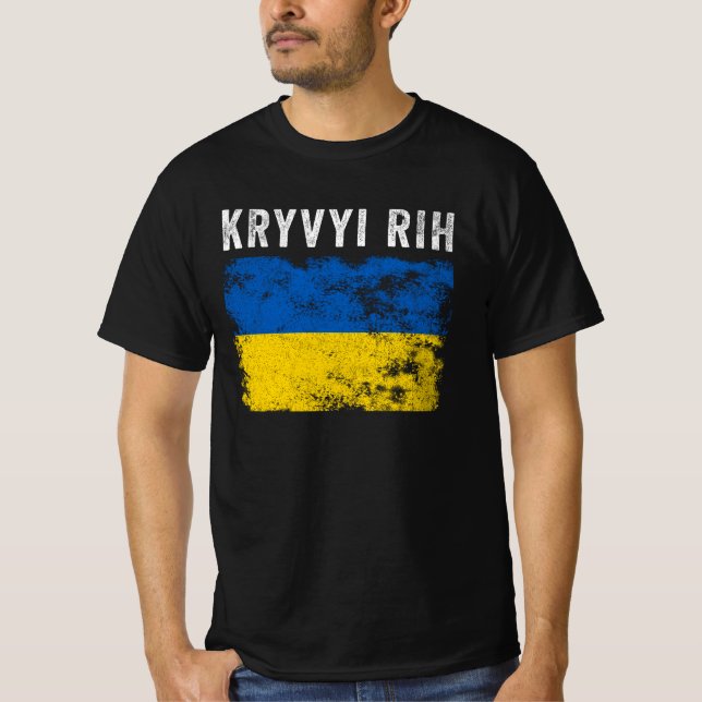 Kryvyi Rih Ukraine Ukrainisches Patriotisch T-Shirt (Vorderseite)