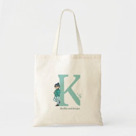K's Logo Tote Tasche