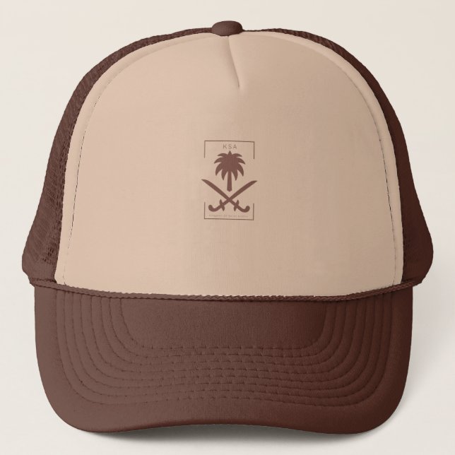 KSA Saudi-Arabien 🇸 🇦 Truckerkappe (Vorderseite)