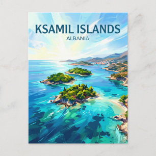 Ksamil-Inseln Albanien Postkarte