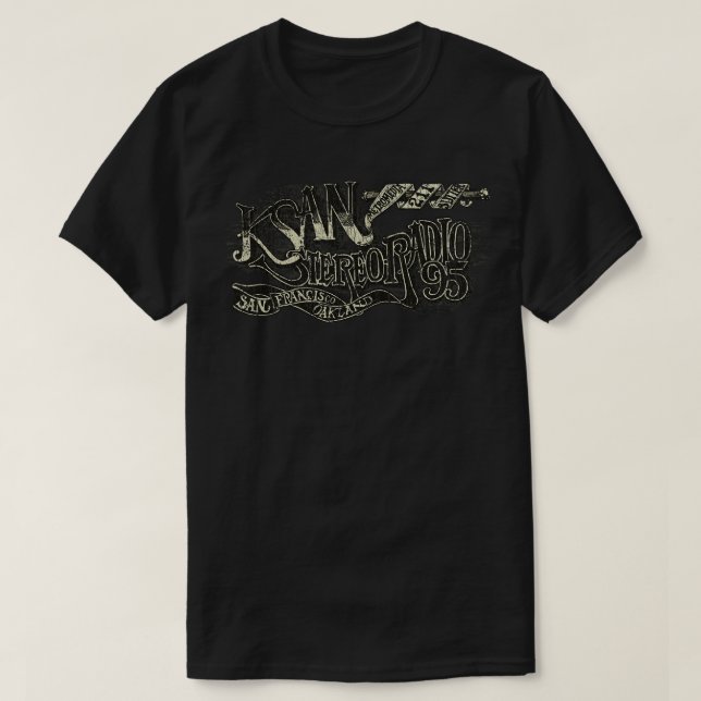 KSAN Stereo Radio 95 1968 T-Shirt (Design vorne)