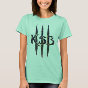 KSB blaues Schmutz-Logo T-Shirt