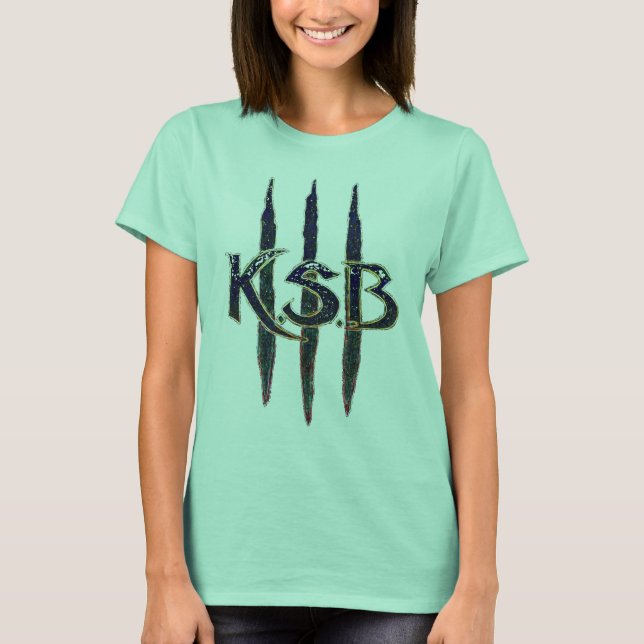 KSB Blue Grunge Logo T-Shirt (Vorderseite)