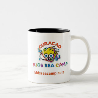 KSCLogo2, CuracaoLogoBlcksm.tiff, kidsseacamp.com Zweifarbige Tasse