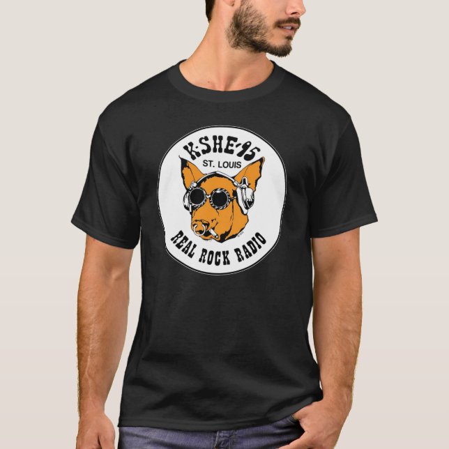 KSHE 95 Funny DogKSHE 95 Copy Geschenk Halloween T T-Shirt (Vorderseite)