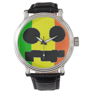 KSP! Rasta Face Watch Armbanduhr