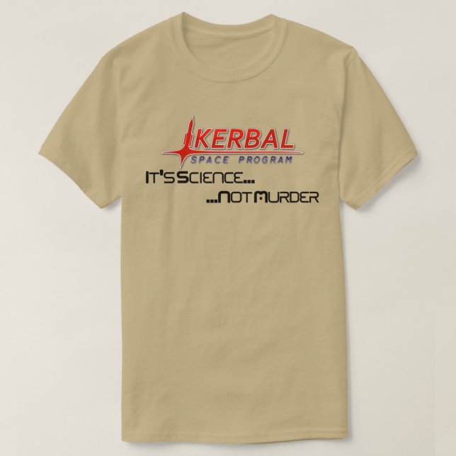 KSP Science statt Mord T-Shirt (Design vorne)
