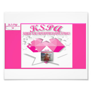 KSPA KAYLA & KIA SUPERPOWER ADVENTURES MINISTERIEN FOTODRUCK