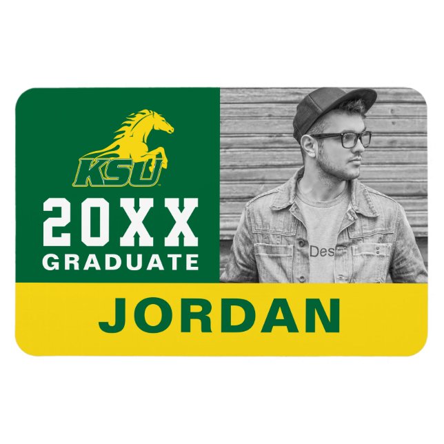 KSU Kentucky Staat University Graduate Magnet (Horizontal)