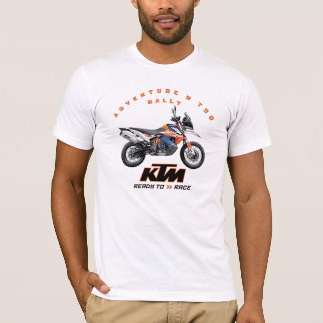 KTM Adventure R 790 Kundgebung Bekleidung T - Shir T-Shirt (Vorderseite)