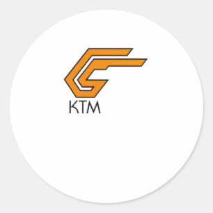 Ktm-Logo-Aufkleber1 Runder Aufkleber
