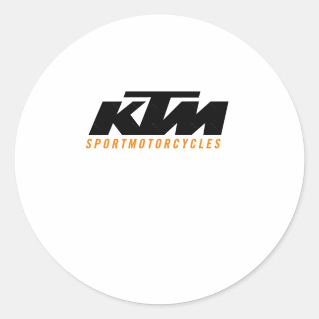 Ktm-Logo-Aufkleber2 Runder Aufkleber (Vorderseite)