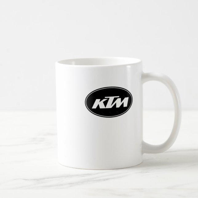 Ktm-Logo-Aufkleber Kaffeetasse (Rechts)