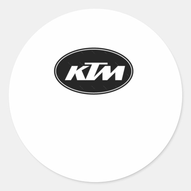 Ktm-Logo-Aufkleber Runder Aufkleber (Vorderseite)