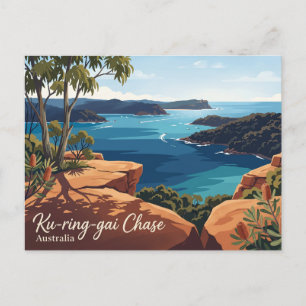 Ku-ring-gai Chase Nationalpark Australien Postkarte