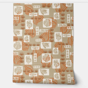 Kua Bay Hawaiian Unterwasser-Muscheln - Khaki Tapete