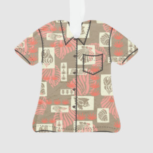 Kua Bay Hawaiian Unterwasser-Schalen Aloha-Shirt Ornament