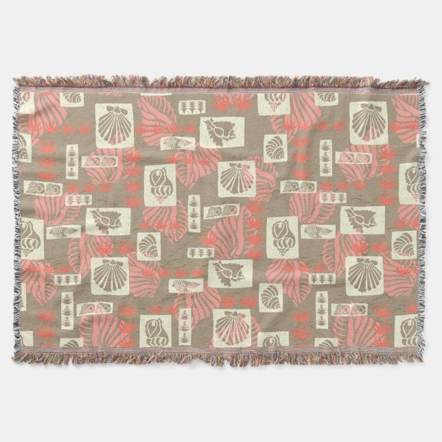 Kua Bay Hawaiianische Muscheln Decke (Vorderseite)