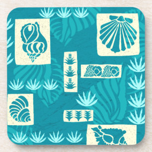 Kua Bay Hawaiianische Muscheln Getränkeuntersetzer