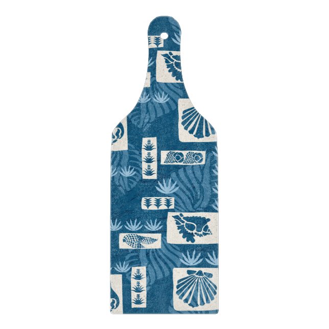 Kua Bay Hawaiianische Muscheln Schneidebrett (Vorderseite)