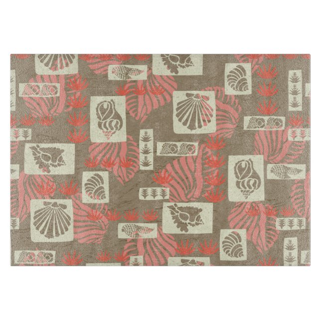 Kua Bay Hawaiianische Muscheln Schneidebrett (Vorderseite)