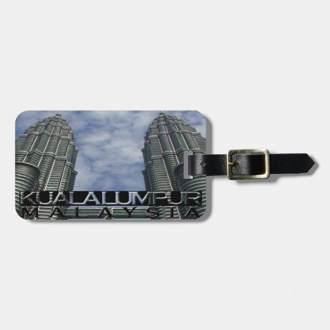 Kuala Lumpur Gepäckanhänger (Vorderseite horizontal)