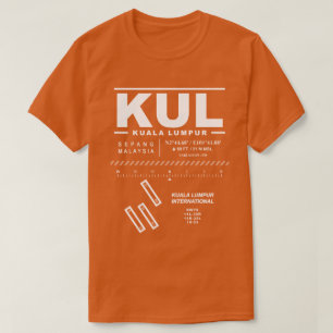 Kuala Lumpur Internationaler Flughafen KUL T - Shi T-Shirt