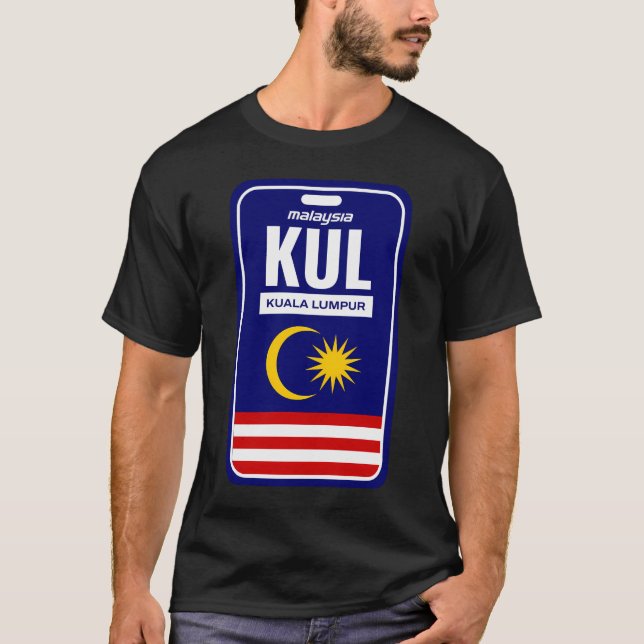 Kuala Lumpur (Kul) Gepäckaufkleber T-Shirt (Vorderseite)