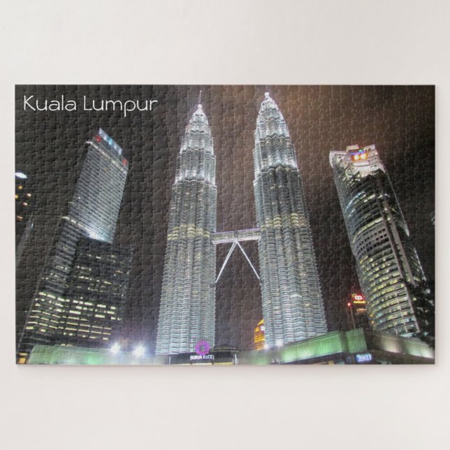 Kuala lumpur malaysia nacht puzzle (Horizontal)