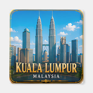 Kuala Lumpur Malaysia Skyline und multikulturell Magnet