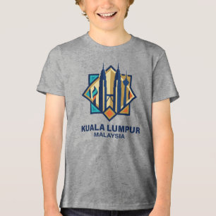 Kuala Lumpur Malaysia Südostasien Tri-Blend Shirt