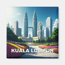 Kuala Lumpur Petronas Twin Towers Magnet