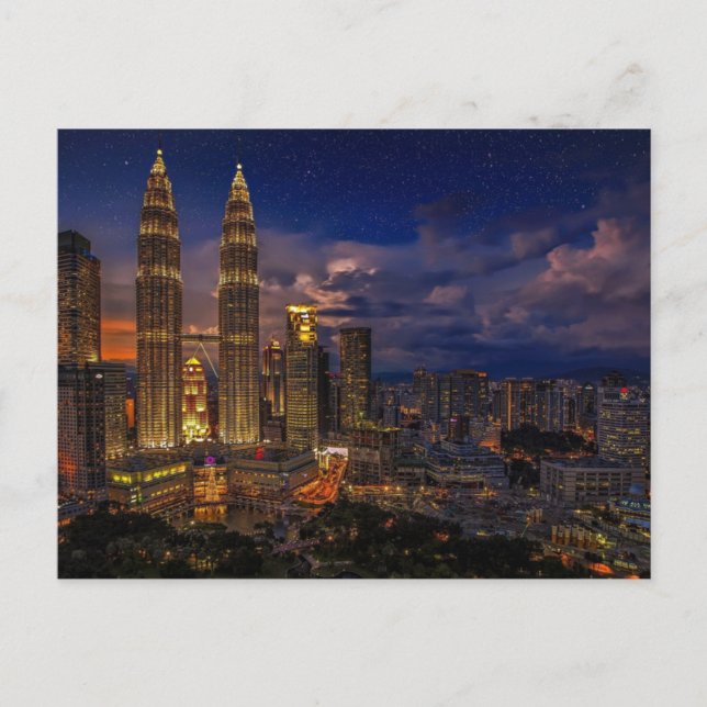 Kuala Lumpur Postkarte (Vorderseite)