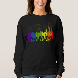 Kuala Lumpur Pride Skyline Parade Kuala Lum Sweatshirt