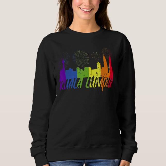 Kuala Lumpur Pride Skyline Parade Kuala Lum Sweatshirt (Vorderseite)