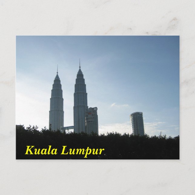 Kuala Lumpur Towers Postkarte (Vorderseite)