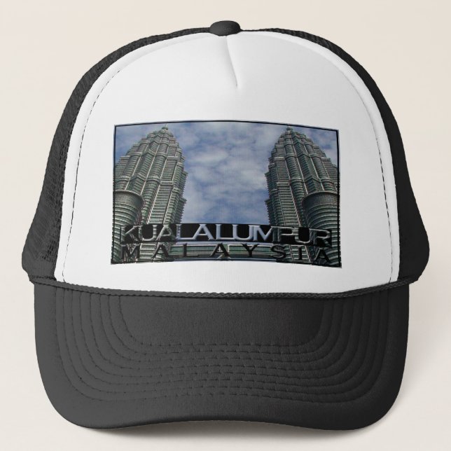 Kuala Lumpur Truckerkappe (Vorderseite)